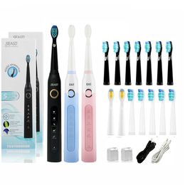 Precio de limpieza del cepillo de dientes Seago 507 Cepillo de dientes eléctrico 5 modos de limpieza Cepillo de dientes Diente blanco Quitar placa Cepillo de dientes limpio sónico 230824