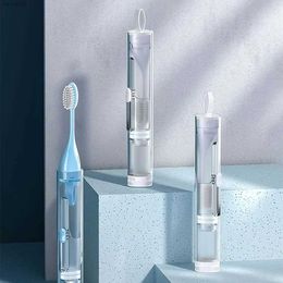 Tandenborstel Creatief Plastic Reizen Wandelen Tandenborstelset Tandpasta-opbergset Tandschoon gereedschap Opvouwbare tandenborstel