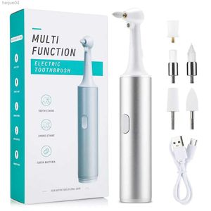 Toothbrush Electric Tooth Polisher Dental Scaler Multifunctional Stains Plaque Tartar Remover 5in1 Toothbrush Adult Tooth Whiting Cleaner