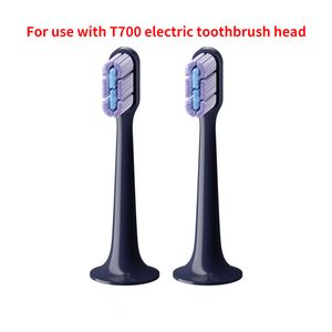 Escova de dentes para uso com T700 Head 2pcs Sonic 4mm Ultrathin Brush Electric Mijia Adaptation Clean Oral Hygiene 230627