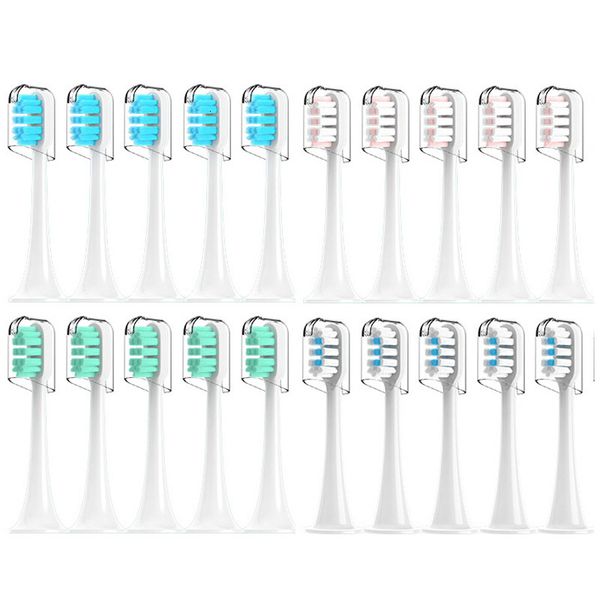 Brosse à dents pour xiaomi Mijia T300T500T700 têtes électriques soniques buses de recharge remplaçables 4 couleurs avec capuchons anti-poussière 420 pièces 230627