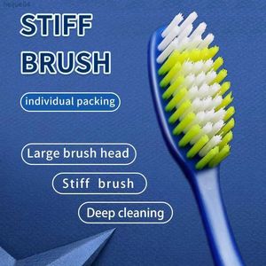 Tandenborstel Tandenborstel met harde haren Voor mannen Hardere tandenborstelharen Geschikt voor thuisgebruik 6 afzonderlijke pakketten, goed te gebruiken