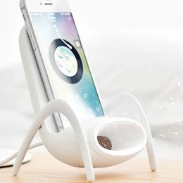 Tandenborstel hoge transmissie stoel versterker draadloze oplader voor Apple Android Samsung Phone Fast Charging Stand