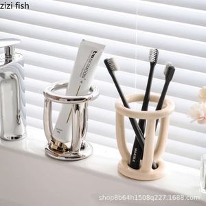 Fournitures de salle de bains, porte-brosse à dents, étagère de brosse à dents, porte-dentifrice, support de vidange, support de rangement, porte-brosse à dents, organisateur 231005