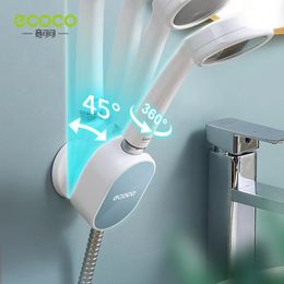 Porte-brosse à dents ECOCO base de douche de salle de bain réglable support de tête universel mural sans poinçon support de ventouse 230710