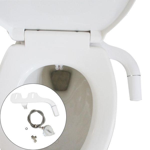 Porte-brosse à dents Houehold Bidet Attachement de siège de toilette Mécanique Pulvérisateur d'eau Rondelle Buse autonettoyante Propre pour 230710