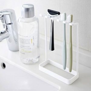 Tandenborstelhouders staan ​​type metalen houder hanger badkamer tanden borstel tandpasta scheermessen-organisators rack accessoires 230217