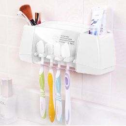Tandenborstelhouders toiletartikelen opslagrek haakhouder wandmontage organisator badkamer gereedschap accessoires 230217