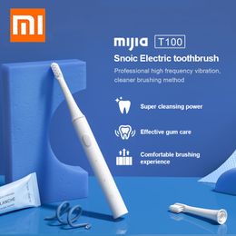 Cepillo de dientes MIJIA Sonic eléctrico inalámbrico USB recargable impermeable ultrasónico automático cepillo de dientes 230627