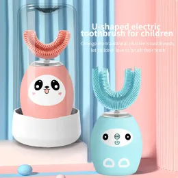 Cepillo de dientes Música para niños Cepillo de dientes eléctrico ushapado 360 grados sin Cornersh muerto