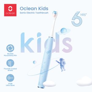 Tandenborstel Oclean Kids Sonic Elektrische voor Kinderen Ultrasone Tandheelkundige Tanden Whitening Kit Oplaadbare Draagbare Baby Borstel 230701