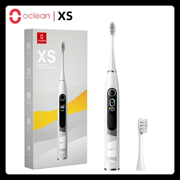 Cepillo de dientes Oclean XS Sonic Eléctrico Recargable Blanqueamiento de dientes Pantalla inteligente Cepillo dental automático para adultos Kit de cuidado bucal 230701