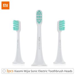 Brosse à dents Original Xiaomi Mijia tête de brosse à dents électrique 3 pièces pour T300t500 têtes de brosse à dents propres acoustiques intelligentes tête de brosse 3d combine
