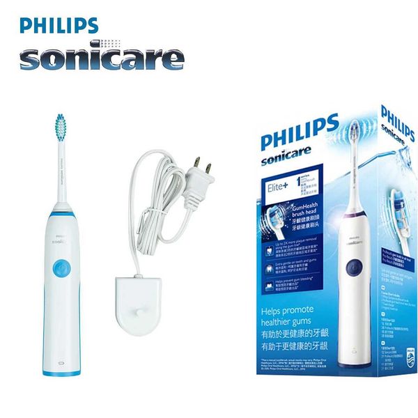 Brosse à dents Philips Sonicare HX3224 / HX3226 Brosse à dents électrique Sonic pour la tête de remplacement adulte blanc Q240528
