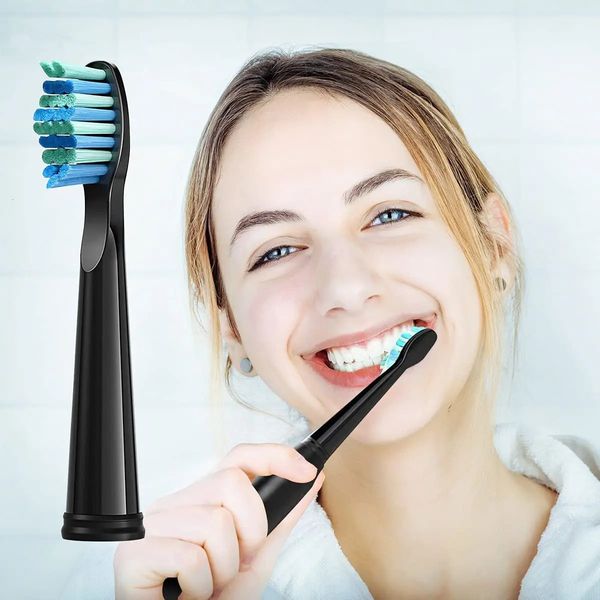 Brosse à dents têtes de remplacement fonctionne pour le fée des dents de brosse à dents et de dents de dents blanc 5/10/20 pcs 240411