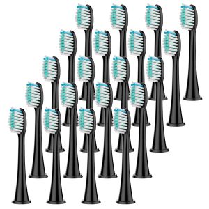Brosse à dents Remplacement des têtes de brosse à dents compatibles avec Philips Sonicare Diamond Electric Brush Heads Nettoyer Recharge pour HX6920 4100 2 Série