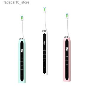Brosse à dents Brosse à dents électrique sonique Couple USB charge rapide lavage à l'eau complet du corps brosse à dents à Suspension magnétique JT234702 Q240202