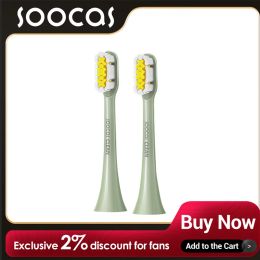 Brosse à dents SOOCAS D2 Brosse de dents de remplacement Têtes de brosse à dents électriques sonore la tête de buse d'origine Brosse de dents intelligente pour D2