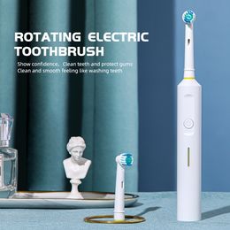 Tandenborstel sollicitatie oplaadbare elektrische tandenborstel 3 schone modus volwassenen waterdichte slimme borstel bleken 2 borstelkoppen reisdoos set 230411