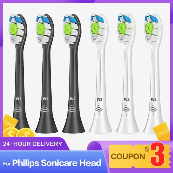 Brosse à dents têtes de brosse à dents pour Philips Sonicare Electric Brosse à dents DiamondClean HX6064 / HX9023 / HX6730 / HX6063 / HX3226 / HX9033 / HX9362 / HX8911