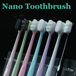 Brosse à dents Ultrafine cheveux doux écologique brosse à dents de voyage Portable avec boîte Fiber Nano soins d'hygiène bucco-dentaire 230517