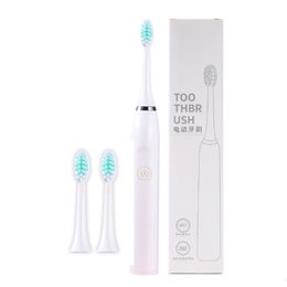 Tandenborstel Ultrasone elektrische tandenborstel met 3 borstelkoppen één lading voor Brazilië -druppel 230419