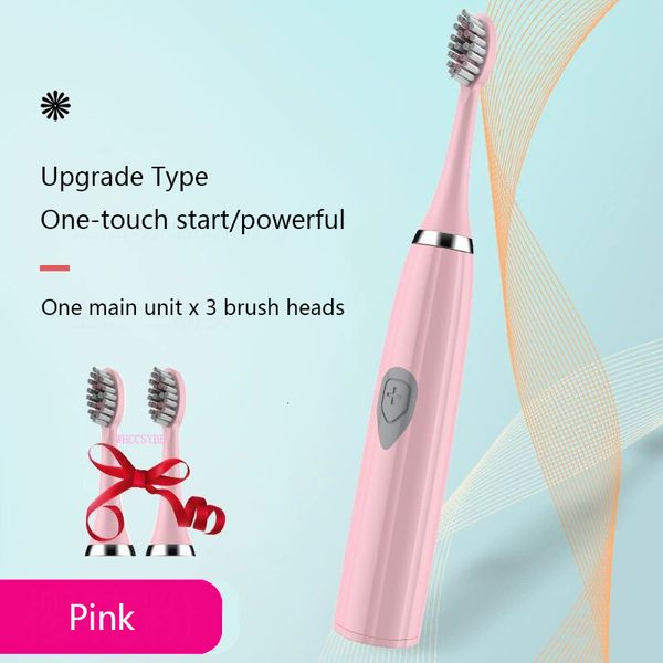 Cepillo de dientes ultrasónico sónico eléctrico USB carga recargable cepillos de dientes lavable electrónico blanqueamiento impermeable cepillo de dientes 230602