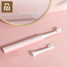 Brosse à dents Xiaomi Mijia T100 brosse à dents électrique intelligente 2 vitesses Mode de nettoyage Xiomi brosse à dents sonique Mi maison brosse à dents blanchiment soins bucco-dentaires