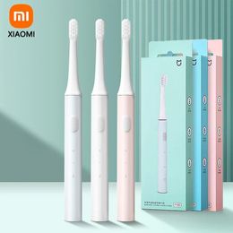 Brosse à dents Xiaomi Mijia T100 brosse à dents électrique sonique sans fil brosses à dents rechargeables Usb brosse à dents automatique à ultrasons étanche