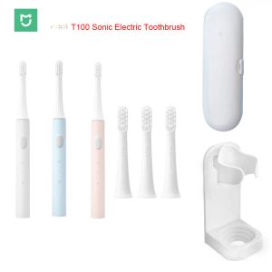 Tandenborstel Xiaomi Mijia T100 Sonische elektrische tandenborstel Slimme tandenborstelUSB Oplaadbaar IPX7 Waterdicht Voor tandenborstels hoofd Reisdoos