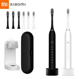 Brosse à dents Xiaomi sonique brosse à dents électrique Brosse à dents ultrasonique 6 modes USB Brosse à dents électrique Smart Electric RECHARAGE USB