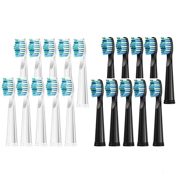 Têtes de brosses à dents électriques, 20 pièces, têtes de rechange compatibles avec Fairywill FW5075085515159179592011D1D3D7D8 231121