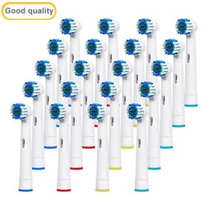 Toothbrushes Head 20pcs Oral A B Sensitive Gum Care Electric Toothbrush Replacement Brush Heads Soft Bristles 231006