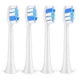 Tête de brosse à dents Fairywill adapté au modèle P11 T9 têtes de brosse à dents électrique de bonne qualité 4 pièces de remplacement avec douille souple 230828