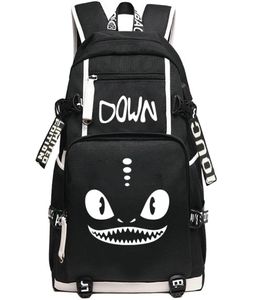 Mochila sin dientes Night Fury Day Pack Cómo entrenar su bolso de la escuela Dragon Packo Sack Quality Rucksack Sport Schoolbag Outdo7278664