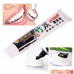 Dentifrice au charbon de bois Tootaste antihalitose Go taches de fumée pour tacher les dents santé bambou noir livraison directe beauté Dhywr