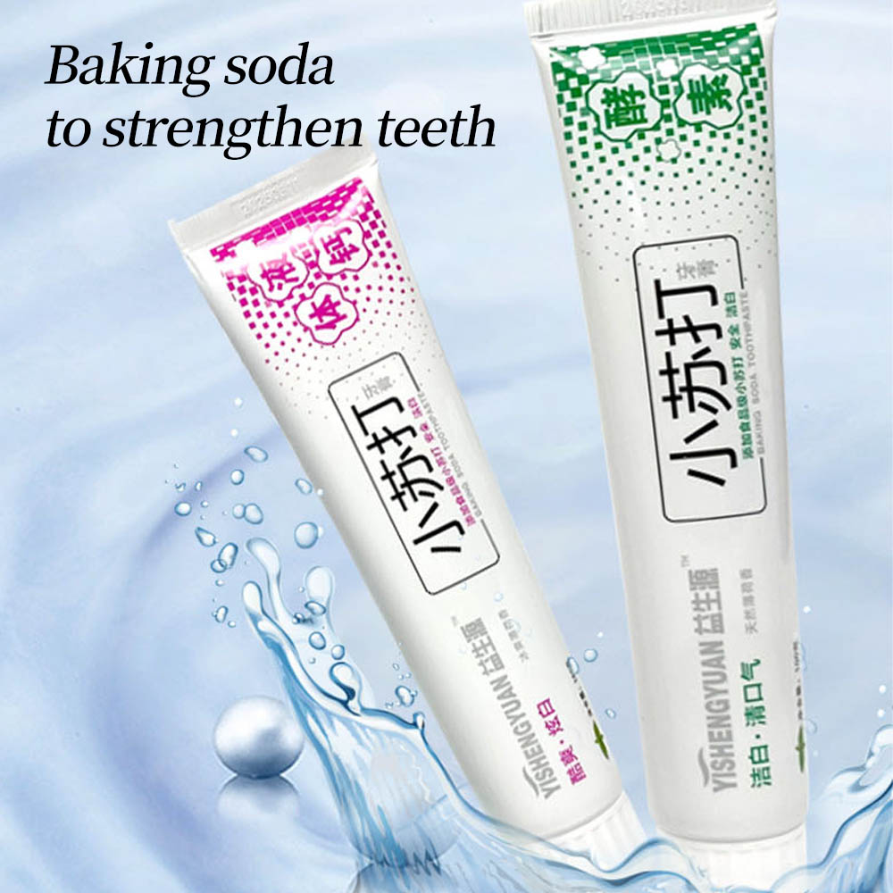 Baking Soda Toothpaste Wholesale Cheap Professional Whitening Toothpaste for Yellow Teeth Remove Bad Breath Oral Tools Teeth Refresh Breath Dental Stains Family