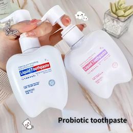 Pasta de dientes Liquid Press Diszer dispensador probiótico menta refrescante limpieza de la boca elimina manchas productos de baño 240416