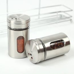 Tandenstoker Cup Spice Pepper Jar fles opbergkruid Spice Dispenser Container Shaker Keukengereedschap Nieuw gratis FedEx LL