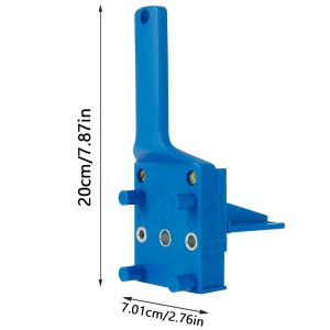 Tootise houtbewerking Pocket Gat Jig Boor Guide Dowel Boren Doweling Hole Saw Locator Drill voor timmerteror Wood 2023