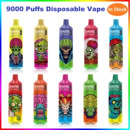 Top 1 Anthentic Sunfire 8000 9000 10000 Puff Disposable Vape Puffs 9k Letland/de Hot Selling Wholesale Cheap E Cig 10000 Distributeurs E Sigarette Kits Vapor Hookah