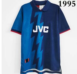 1991 1993 1995 maillots de football rétro WRIGHT ADAMS VIEIRA Martin Keown BERGKAMP chemises à domicile HENRY YELLOW kits hommes Maillots de football Jersey