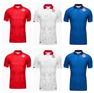 2024 2025 Equipo nacional de Túnez Camisetas de fútbol para hombre 24 25 STUNISIE LIMANE MSAKNI HANNIBAL MAALOUL SLITI KHENISSI Local Visitante Terceras camisetas de fútbol Terceros uniformes