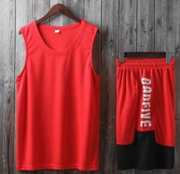 Top 2019 mens Training Basketball Sets With Shorts Uniforms Design Custom Basketball Jerseys Online Men's Mesh Performance Online yakuda men