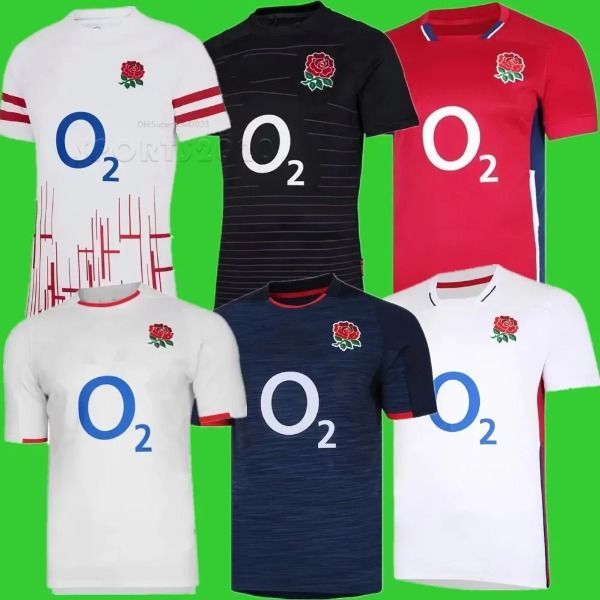 Top 2023 Englands Rugby Jerseys 21 22 23 Chemises personnalisées pour hommes Maillot de rugby Hommes Femmes