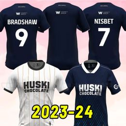 Top 23/24 Jerseys de football de Millwall The Lions Lions O'Brien George Saville Football Shirt 2023 2024 Lee Gregory Ryan Tunnicliffe Tom Elliott Aiden Uniformes