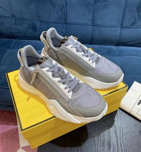 Top 23S / S Low Top Zapatos casuales Flow Men Sneakers Suede Leather Walking Transpirable Brand Designer Trainers Comfort Lifestyles Calzado Caja original