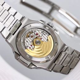 TOP 5711/1A montre diamant montres pour hommes CAL.324 mouvement machines 316L acier fin 40mm