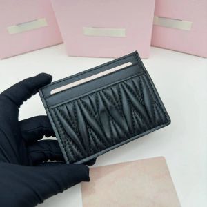 Top 8A Designer Wallet Dames Lederen kaarthouders Crossbody Wallets Plaid Style Luxurys Dames Wallebrand Woman portemonnees