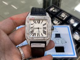 TOP A FACTORY montres-bracelets en saphir 42mm Diamond Dial 2824 mouvement automatique Mens Watch 69